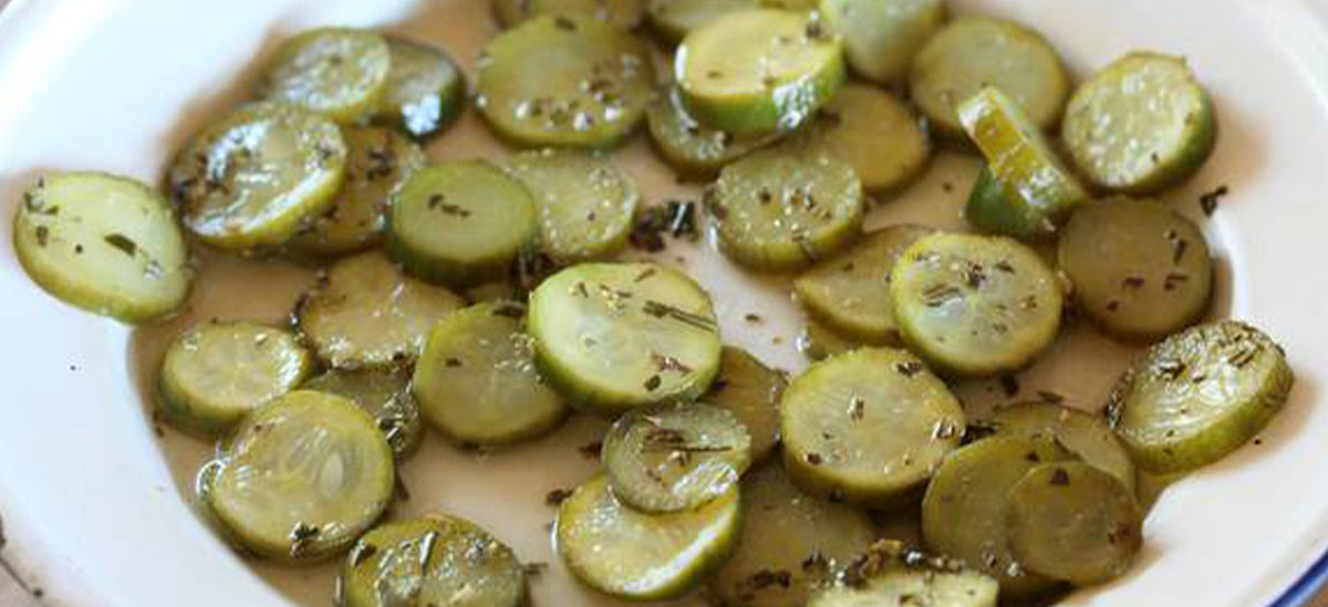 Crunchy cucumbers