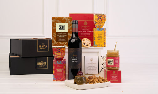 Christmas Bites with Red Wine Hamper