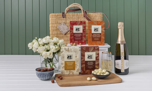 French Market Basket (Small) with Chandon & Sweets Hamper