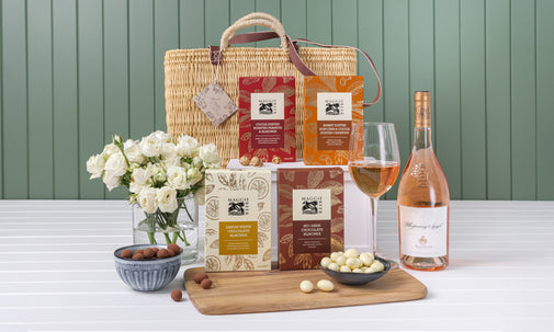Small French Market Basket with Choc & Angel Rosé