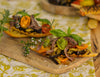 Eggplant, Tomato & Basil Bruschetta Recipe
