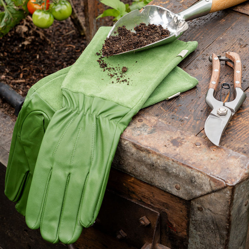Classic Leather Gardening Gloves S/M