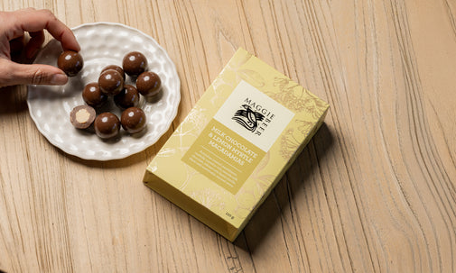 Maggie Beer Milk Chocolate Lemon Myrtle Macadamias