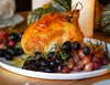 One Pan Roast Chook with Grapes, Thyme & Verjuice