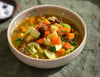 Roasted Vegetable Soup with Dried Chanterelle Mushrooms Recipe
