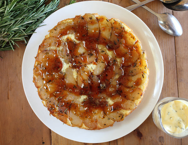 Apple, Rosemary and Olive Oil Cake Recipe