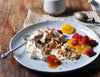 Apricot Jam Breakfast Labneh with Roasted Granola & Fruit Recipe