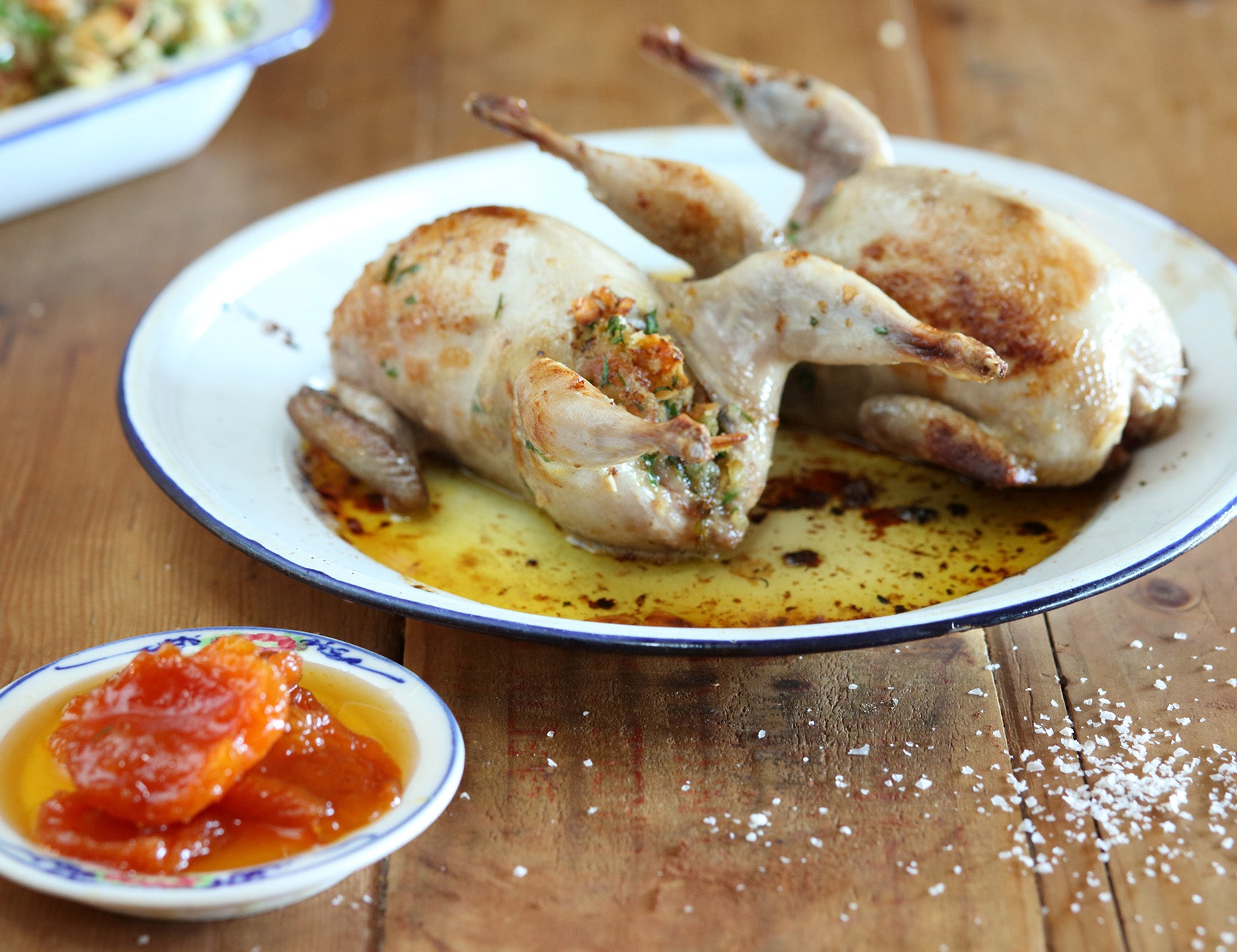 Apricot Stuffed Quail Recipe