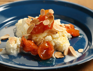 Apricots in Verjuice Syrup with Warm Ricotta Recipe