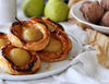 Baked Pear Tarts with Chocolate, Coffee & Biscuit Ice Cream Recipe