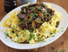 Beef Shin with Pappardelle, Roasted Garlic and Parsley Recipe