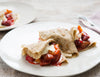 Buckwheat Crepes with Roasted Rhubarb and Cinnamon Yoghurt Recipe