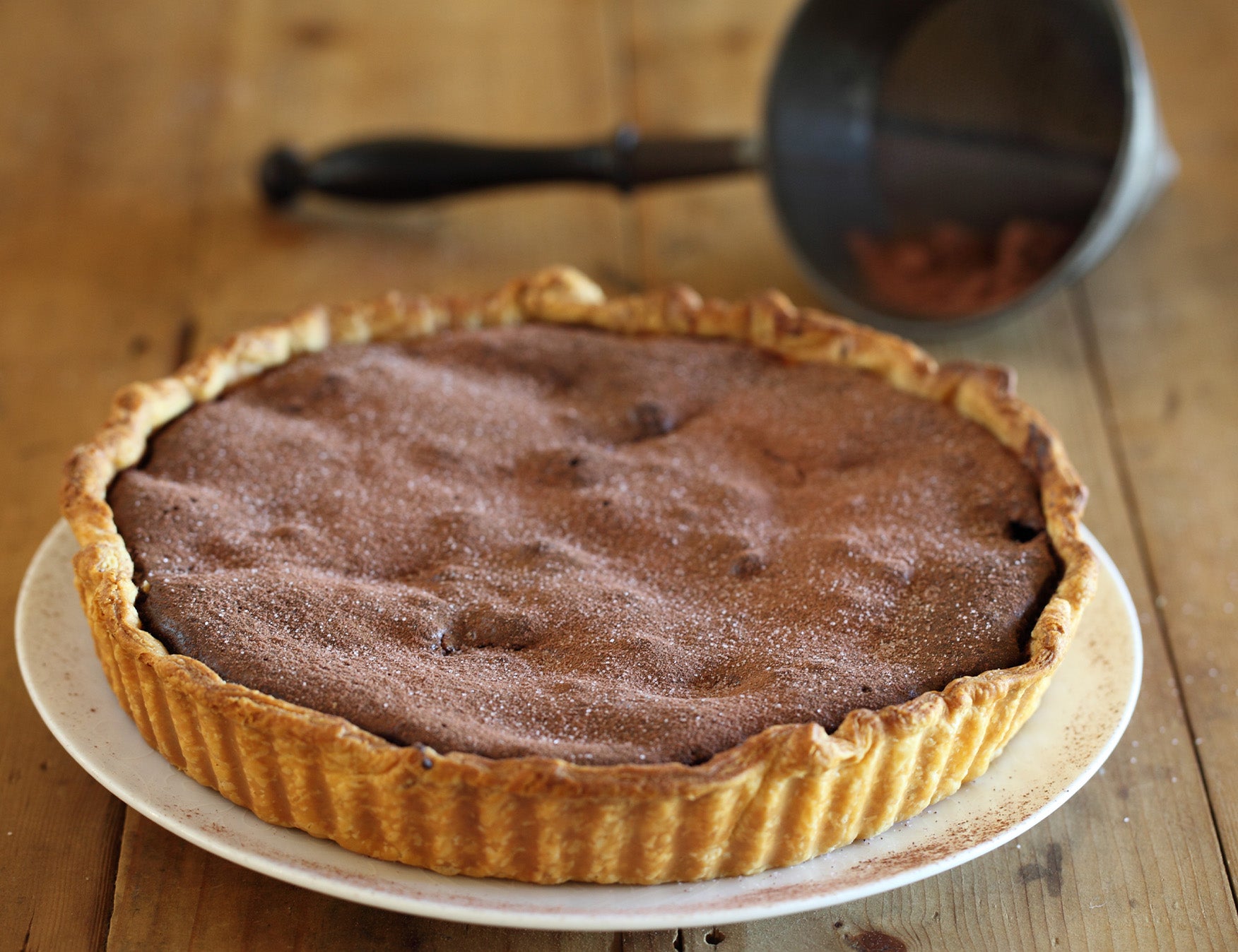 Chocolate, Quince and Almond Tart Recipe