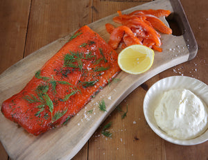 Cured Ocean Trout with Horseradish Creme Recipe