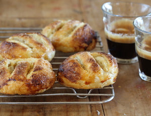 Dried Pear and Glace Ginger Eccles Cakes Recipe