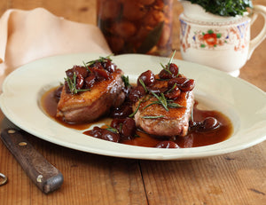 Duck Breast with Sour Cherries Recipe