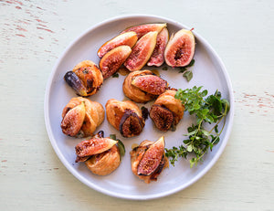 Fig and Goats' Cheese in Puff Pastry with Vino Cotto Recipe