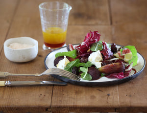 Fig, Basil and Labneh Salad Recipe