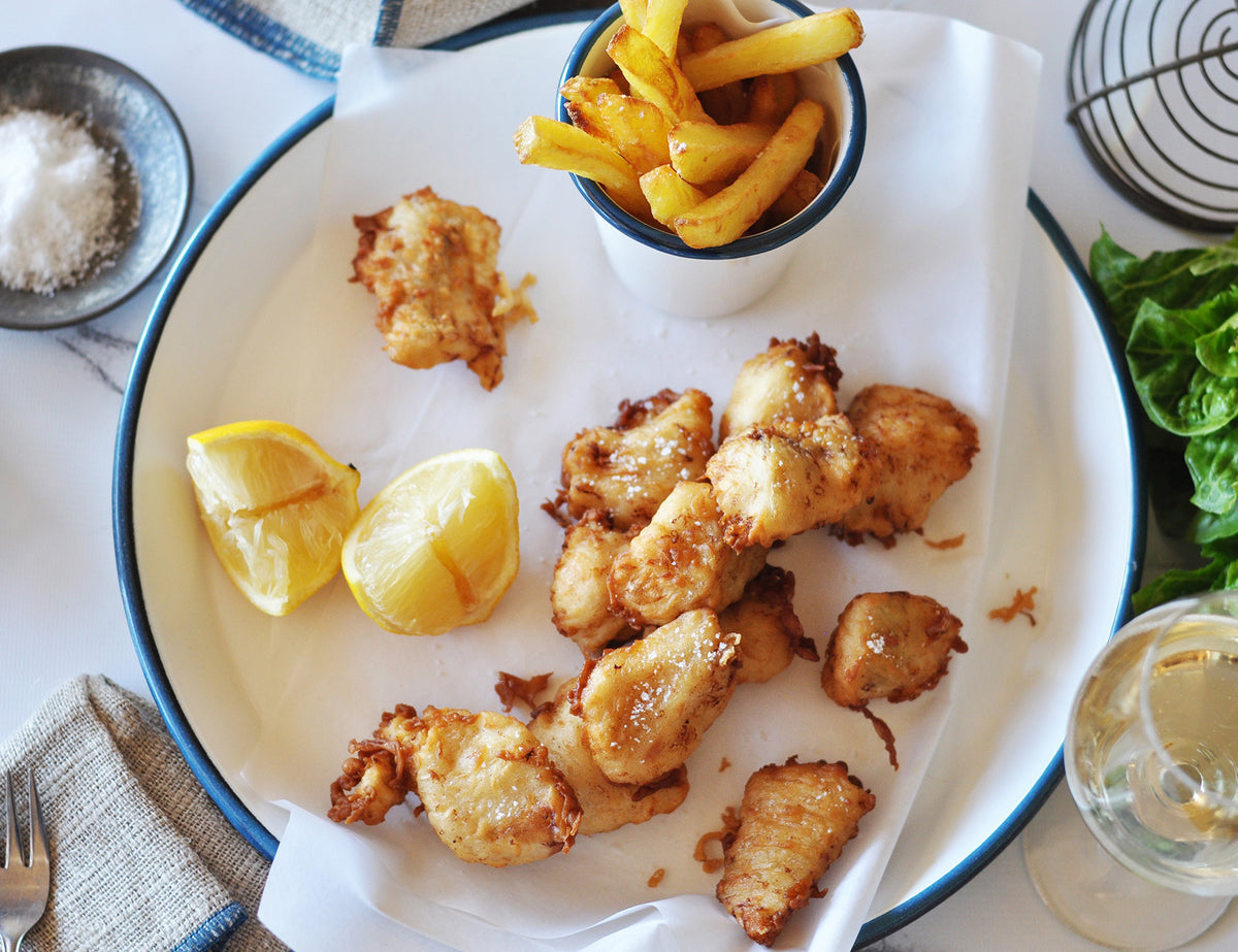 Fish and Chips with Verjuice Mayonnaise Recipe