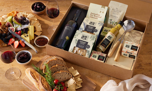 Gourmet Entertaining Hamper with Barossa Shiraz