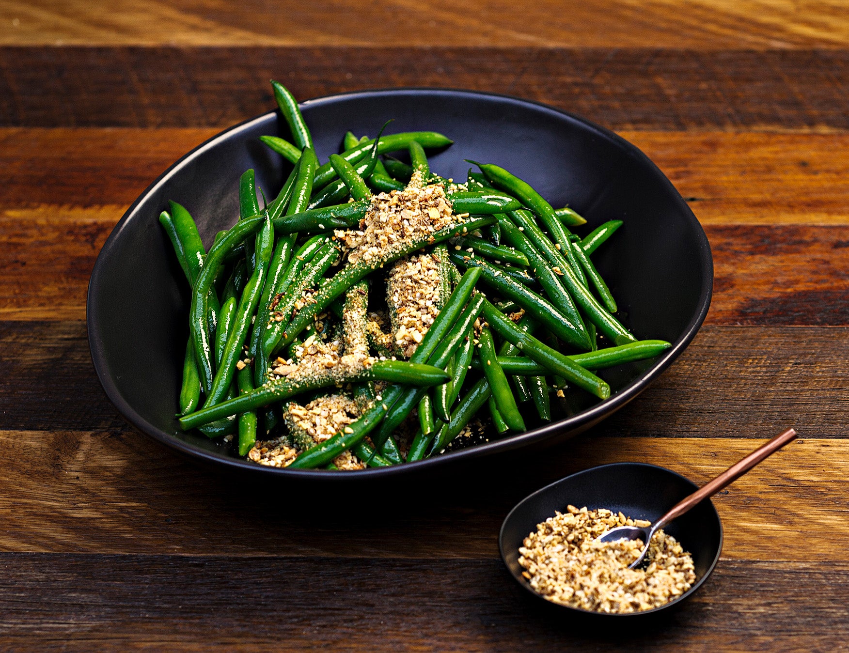 Green Beans with Dukkah Recipe