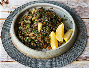 Green Lentils with Fennel, Bacon and Chestnuts Recipe