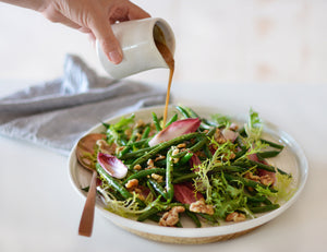 Grilled Green Bean, Witlof and Walnut Salad Recipe