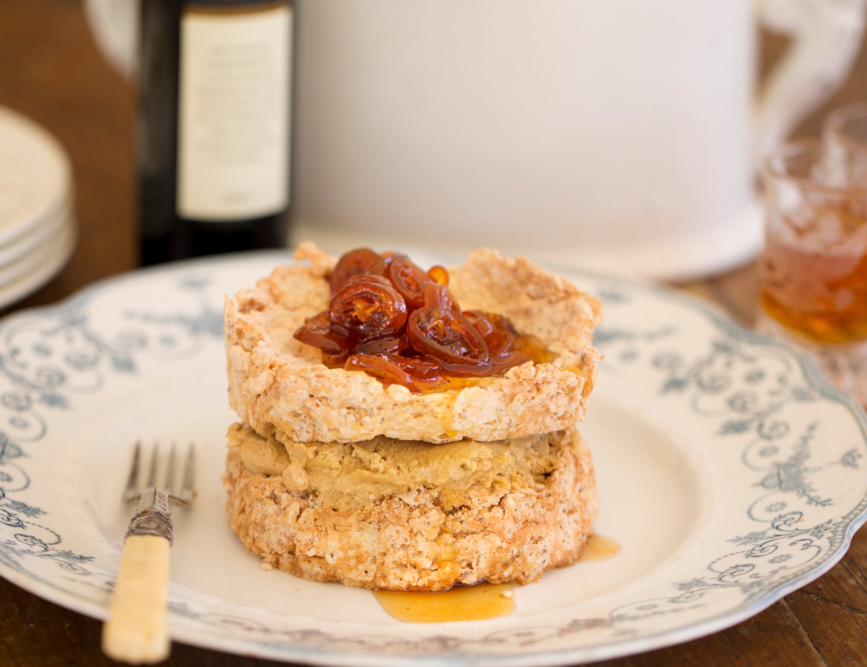 Hazelnut Meringue with Coffee Vino Cotto Butter Cream Recipe