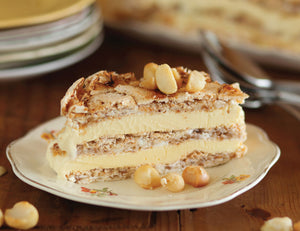 Layered Passionfruit Ice Cream and Macadamia Nut Meringue Recipe