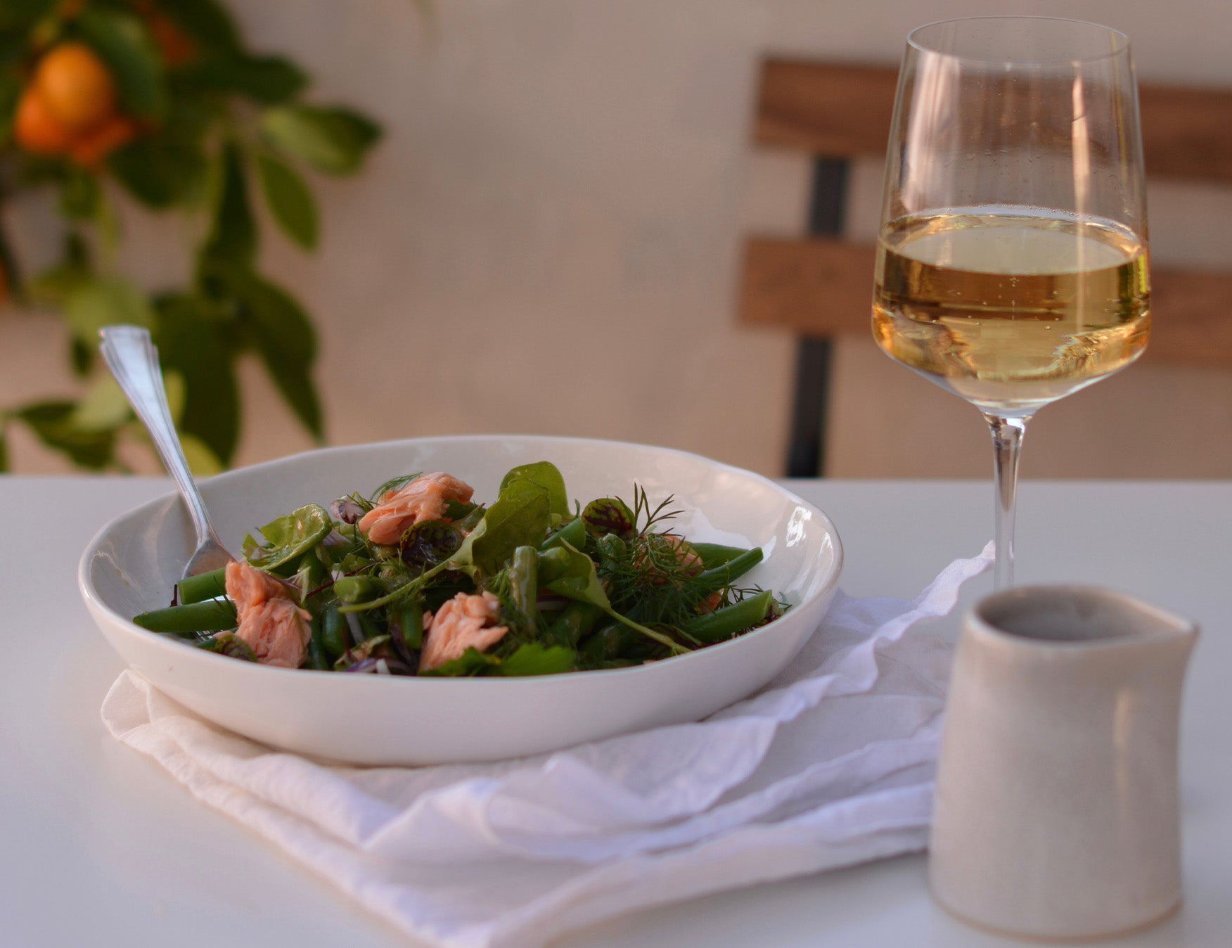 Left Over Baked Salmon Salad Recipe