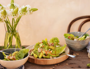 Left Over Roast Chook, Avocado and Almond Salad Recipe