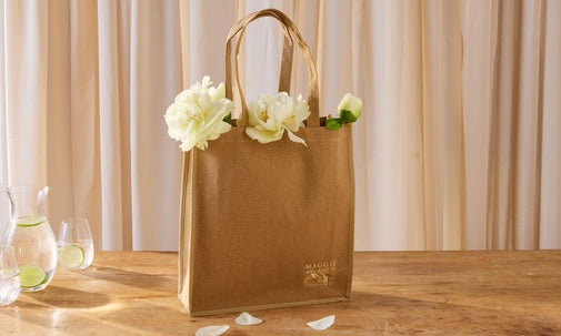 Maggie Beer Tote Bag in Natural Sandy Beige