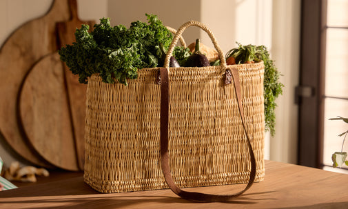 Maggie Living: Large French Market Basket