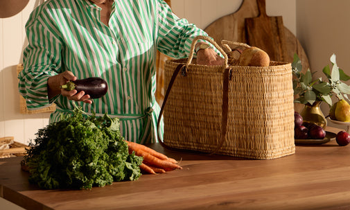 Maggie Living: Small French Market Basket