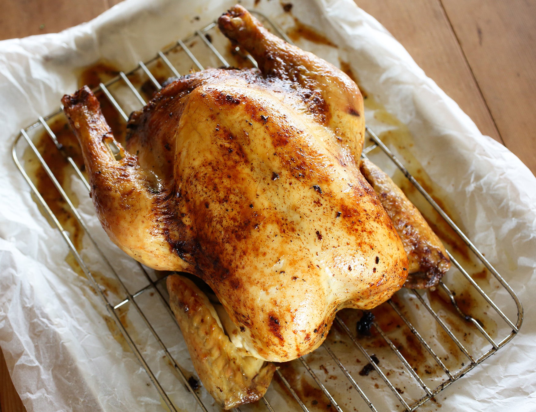Maggie's Perfect Roast Chicken with Hazelnut & Herb Stuffing Recipe