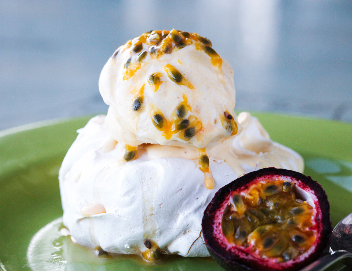 Meringues with Passionfruit Curd Recipe