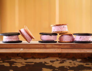 Morello Cherry and Dark Chocolate Almond Ice Cream Sandwiches Recipe