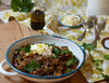 Eggplant and Lentils with Pomegranate Molasses and Ricotta Recipe
