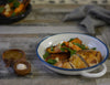 Moroccan Roast Chicken with Pumpkin and Almonds Recipe