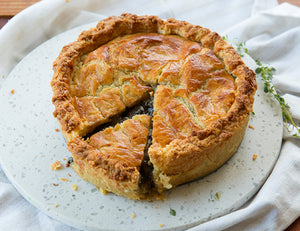 Mushroom, Verjuice and Thyme Pie with Sour Cream Gruyere Pastry Recipe
