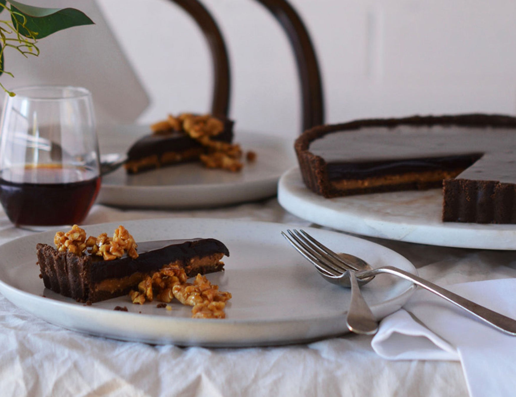 No Bake Chocolate and Peanut Caramel Tart Recipe