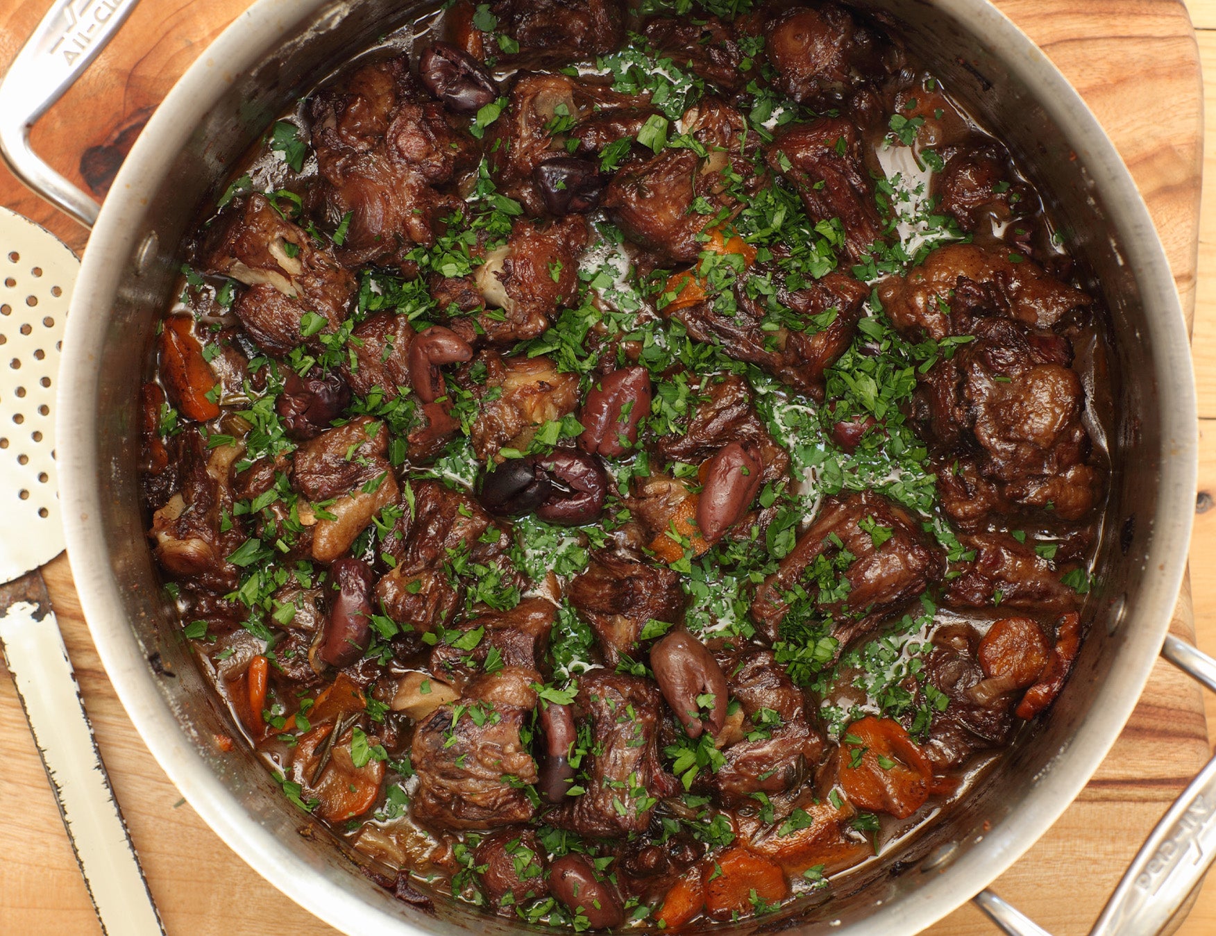 Oxtail with Orange, Olives and Walnuts Recipe