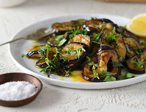 Pan-Fried Eggplant with Herbs Recipe