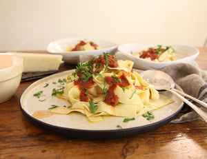 Fresh Fettuccine with Sugo Recipe
