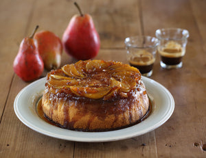 Pear and Ginger Upside Down Cake Recipe