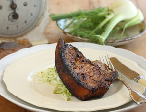 Pork Loin Chop with Quince Glaze Recipe