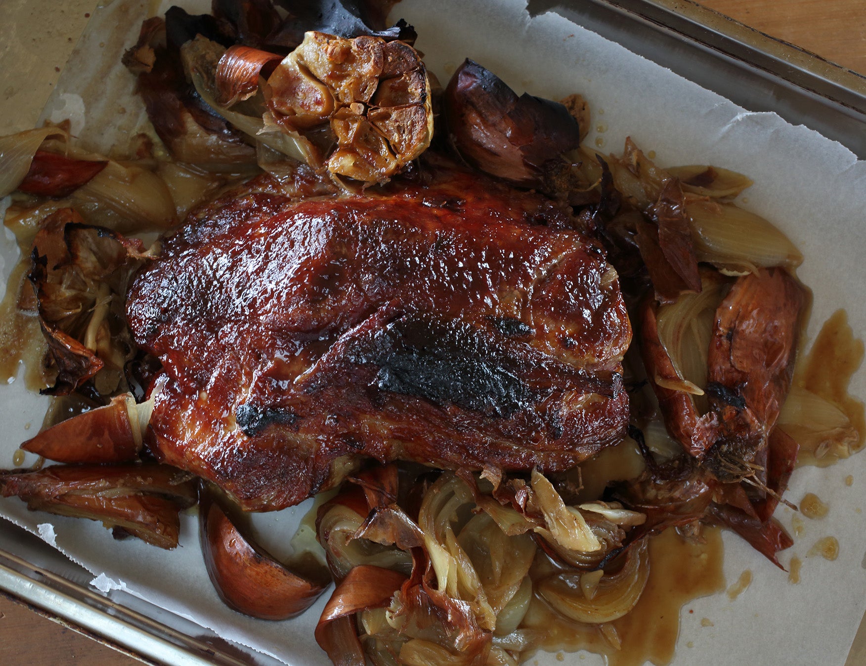 Pork Neck with Quince Glaze Recipe
