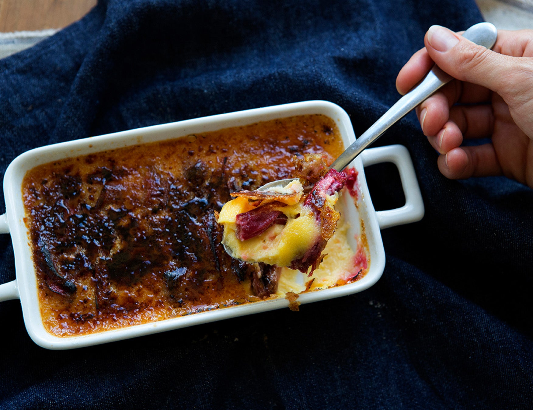 Rhubarb Creme Brulee Recipe