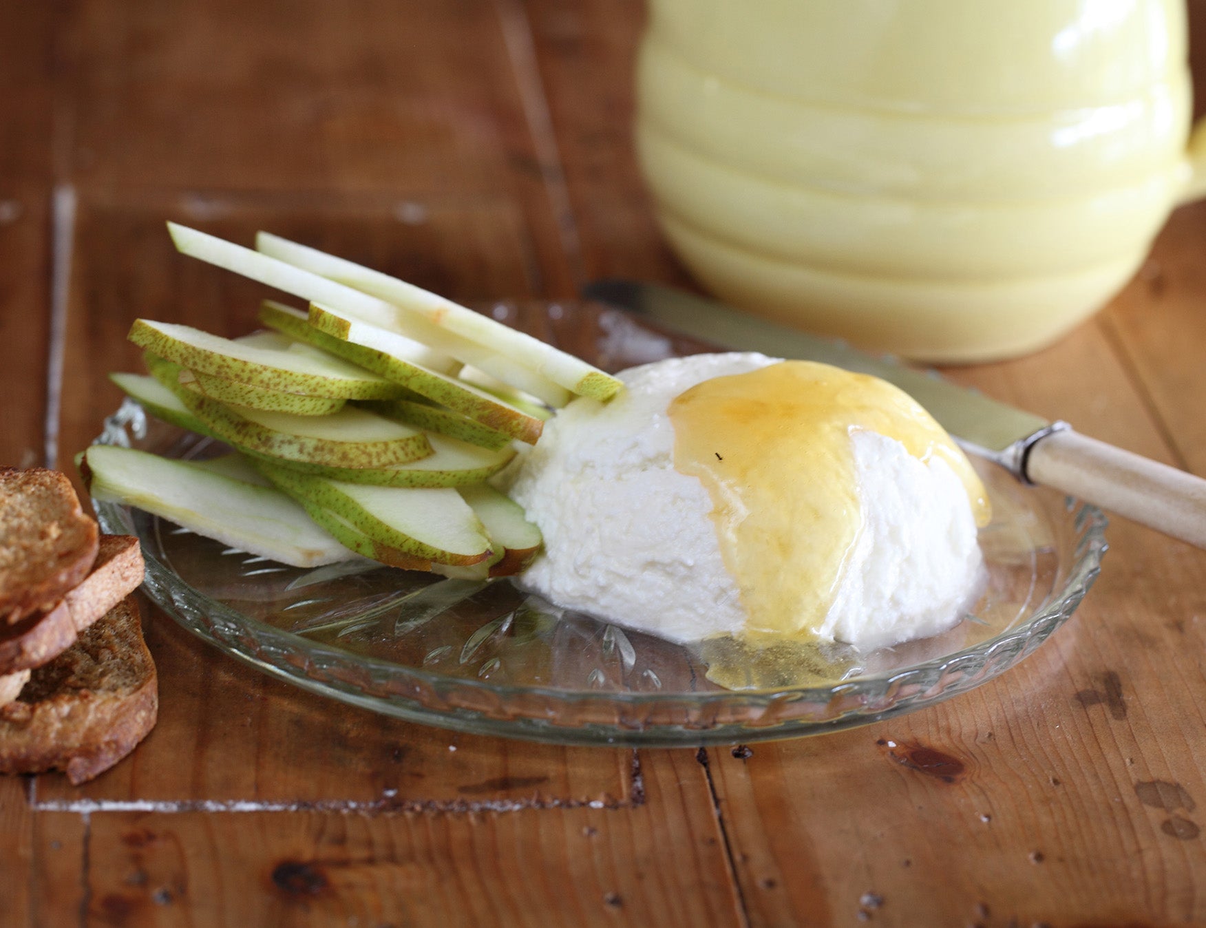 Ricotta, Honey and Pears Recipe