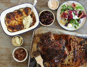 Roast Leg of Lamb with Anchovy and Garlic Recipe